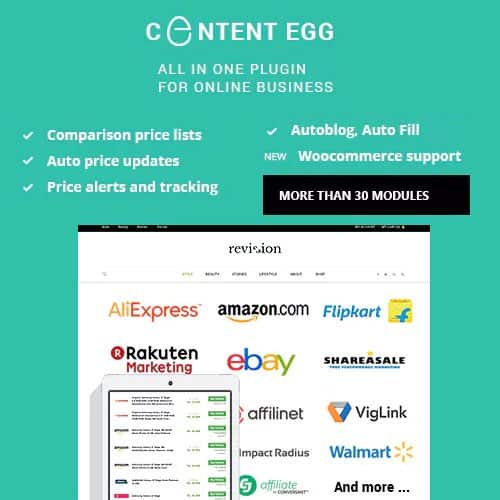 Content Egg – Plugin chuyên dùng cho Affiliate
