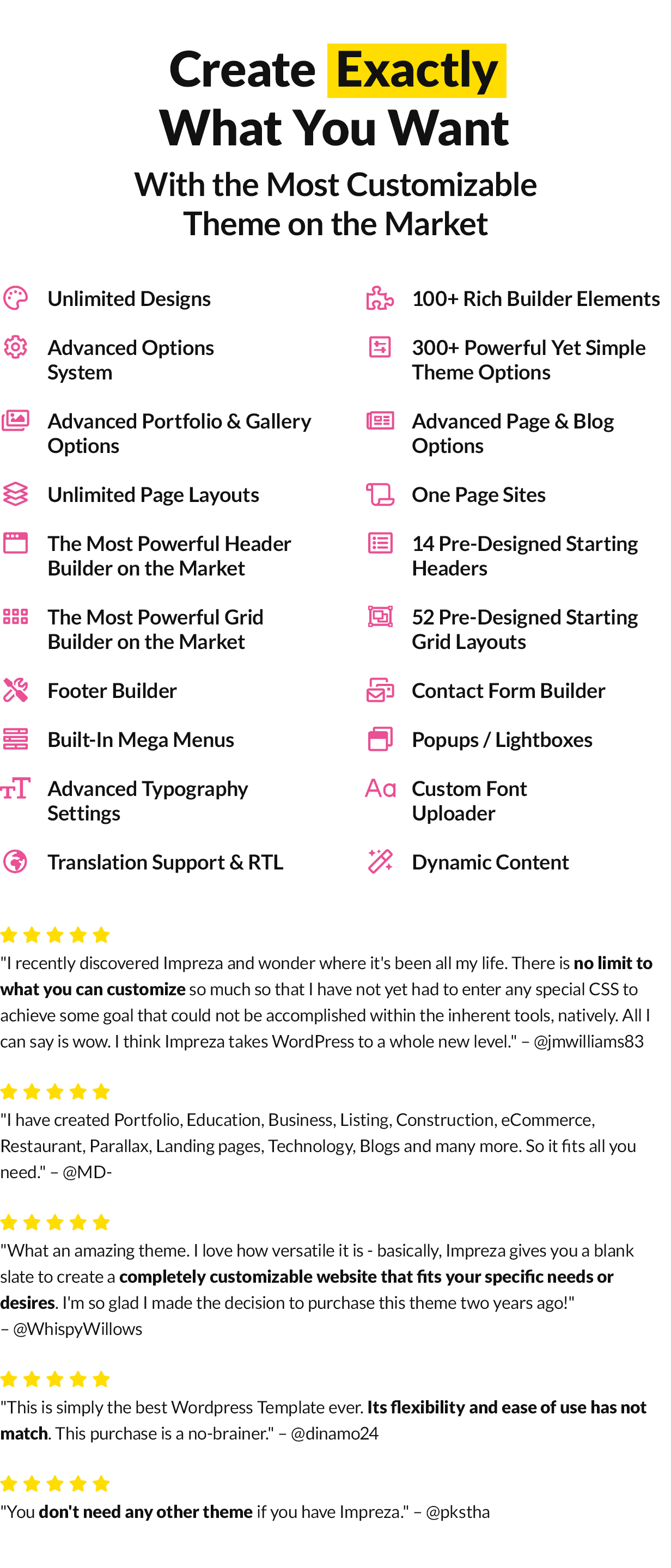 CUSTOMIZABILITY