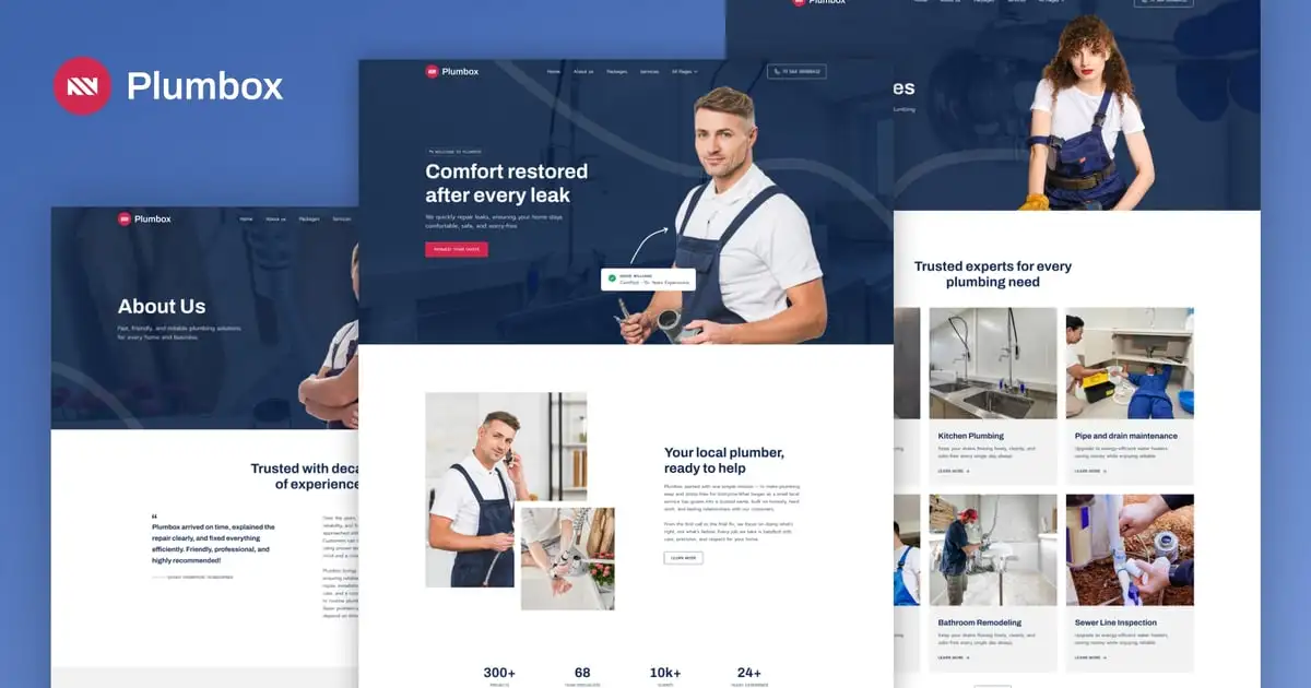 00-cover-2 Plumbox – Plumber & Repair Service Elementor Template Kit