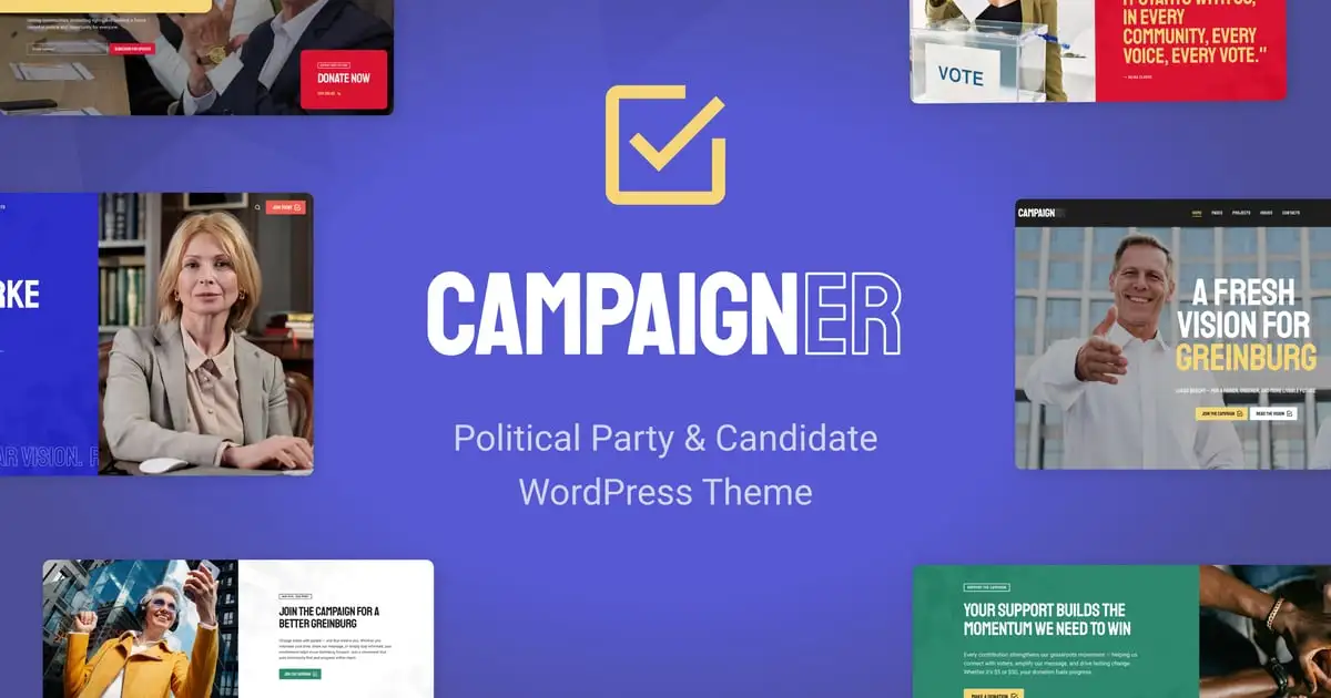 Campaigner – Political Candidate & Election Theme