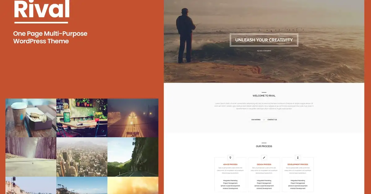 Rival – One Page Multi-Purpose WordPress Theme