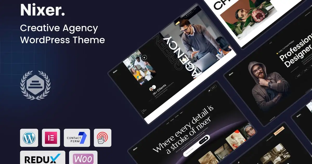 Nixer – Creative Agency WordPress Theme