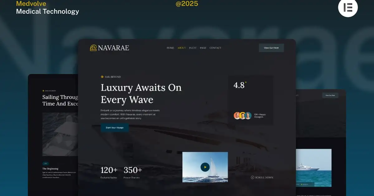 2-120-20elementor-3 Navarae – Dark Luxury Yacht Club & Boat Rental Website Elementor Template Kit