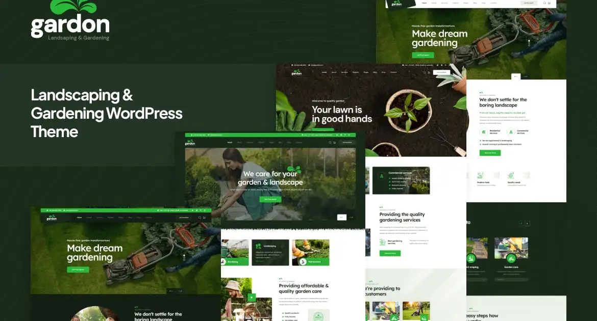 Gardon – Landscaping & Gardening WordPress Theme