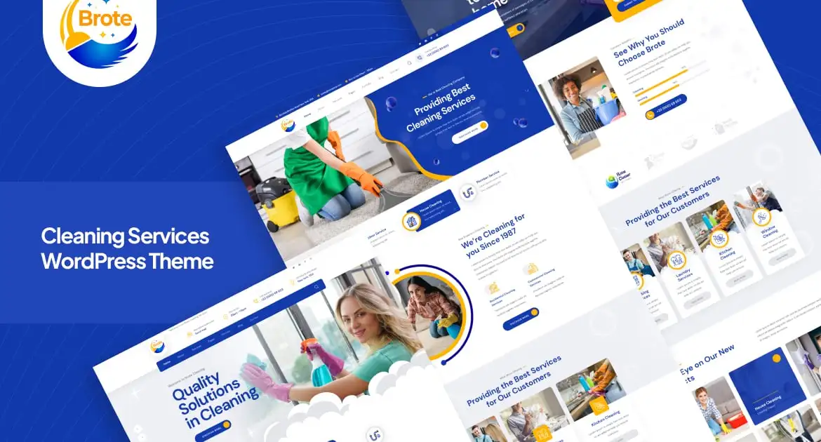 Brote – Cleaning Services WordPress Theme
