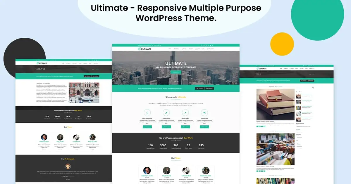 Ultimate – Responsive Multiple Purpose WordPress