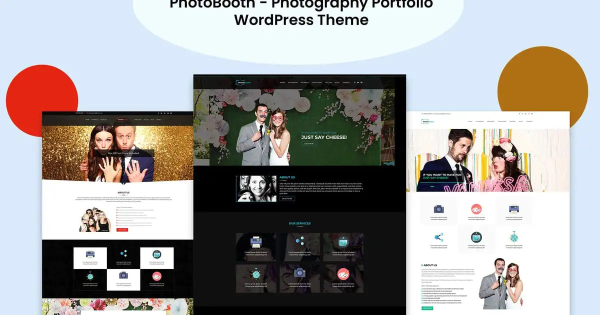 PhotoBooth – Photography Portfolio WordPress Theme