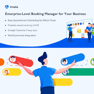 Amelia – Enterprise Level Appointment Booking WordPress Plugin
