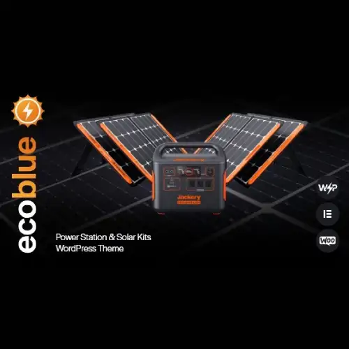 EcoBlue – Power Station & Solar Kits WordPress Theme