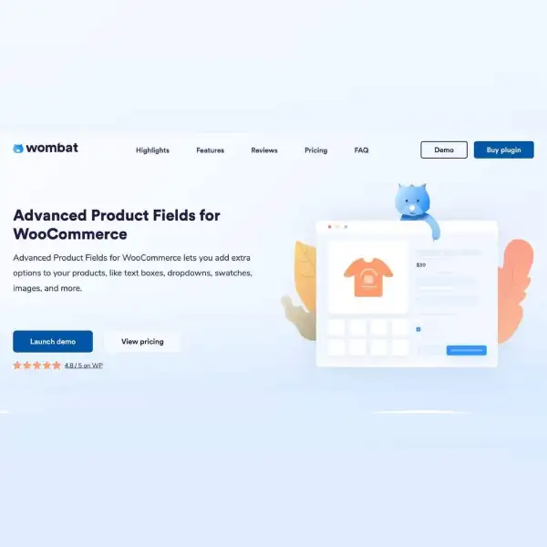 Advanced Product Fields for WooCommerce by [StudioWombat]