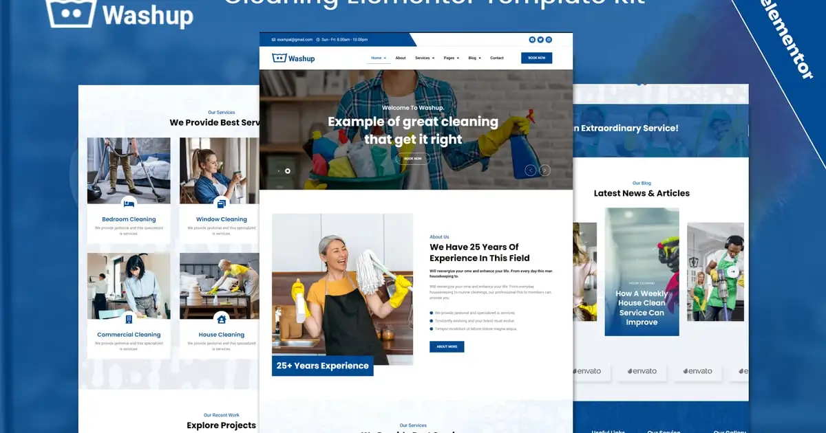 cover-5 Washup- Cleaning Services Elementor Template Kit