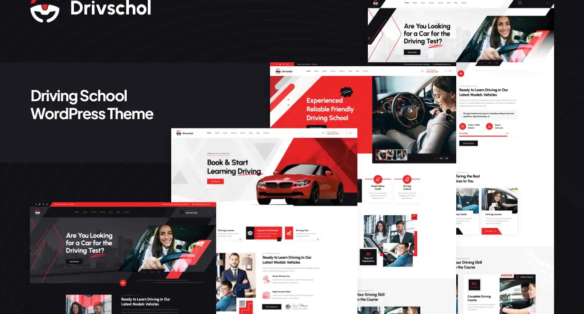 Drivschol – Driving School WordPress Theme