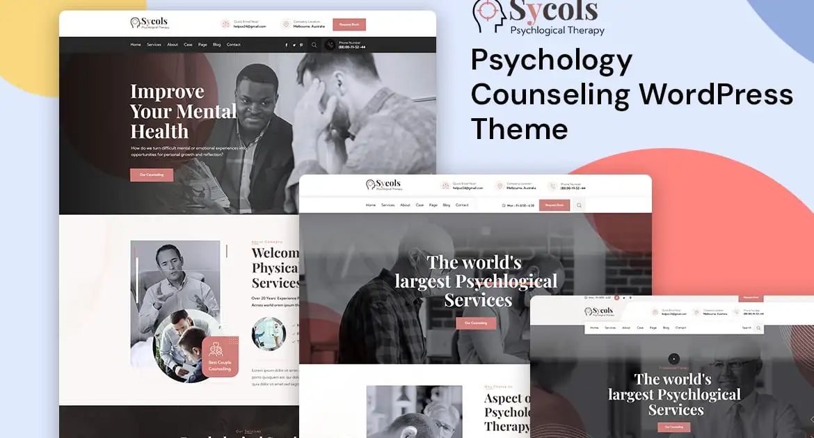 Sycols – Psychology Counseling WordPress Theme