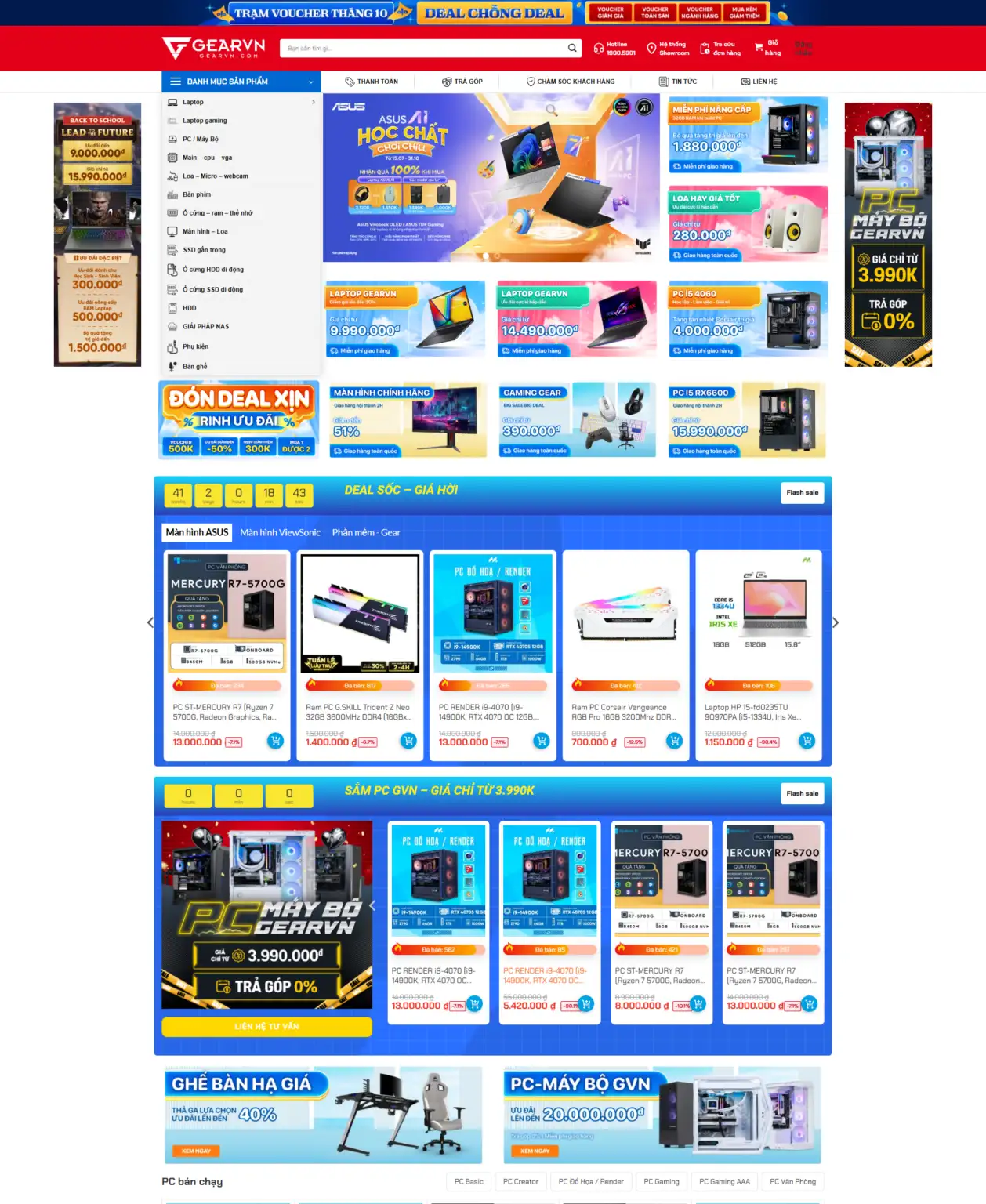 Mẫu Website Bán Máy Tính - Laptop - Shop Online - Cài Đặt Sẵn
