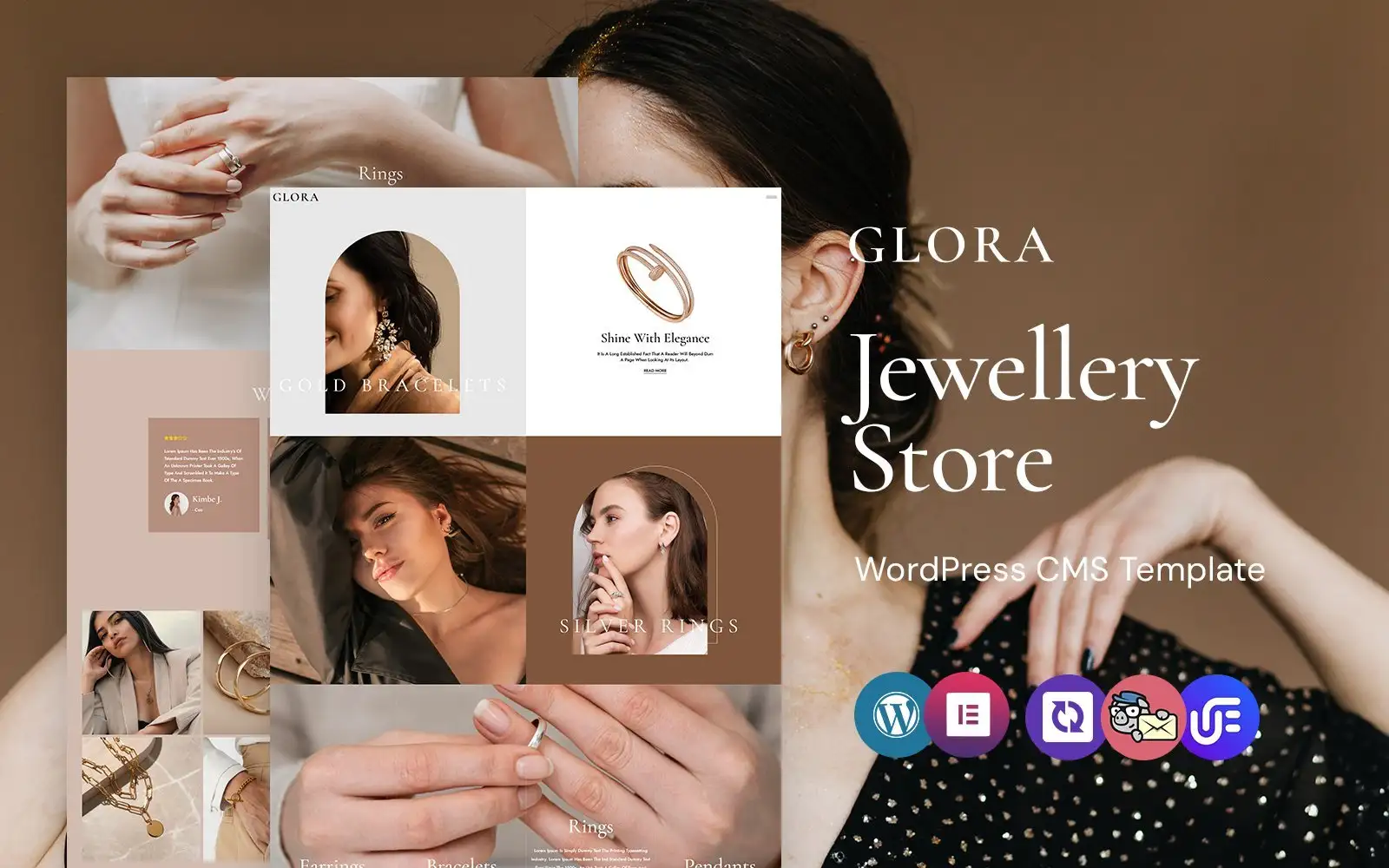 Glora – Jewellery Shop WordPress Elementor Theme WordPress Theme