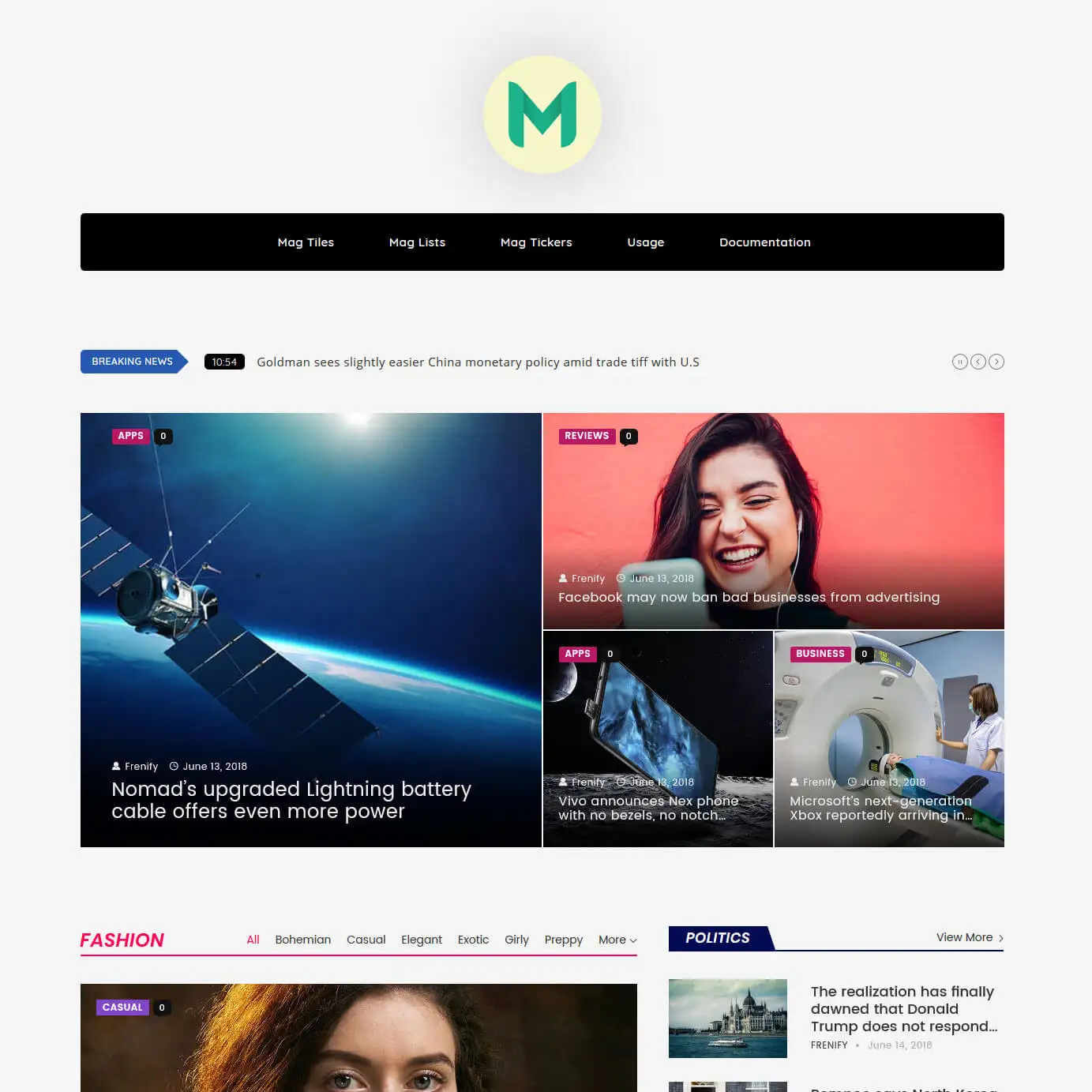Magazinify – News Addon for Elementor
