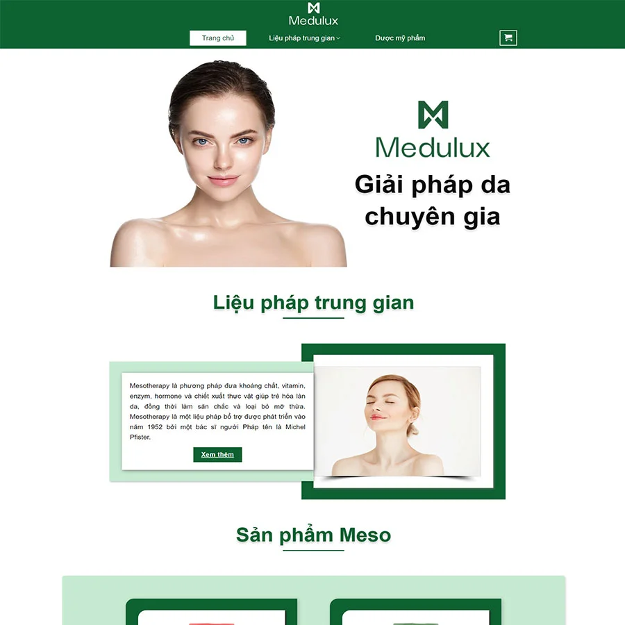 Mẫu Website Mỹ Phẩm 11 - Shop Mỹ Phẩm - Shop Online - Cài Đặt Sẵn