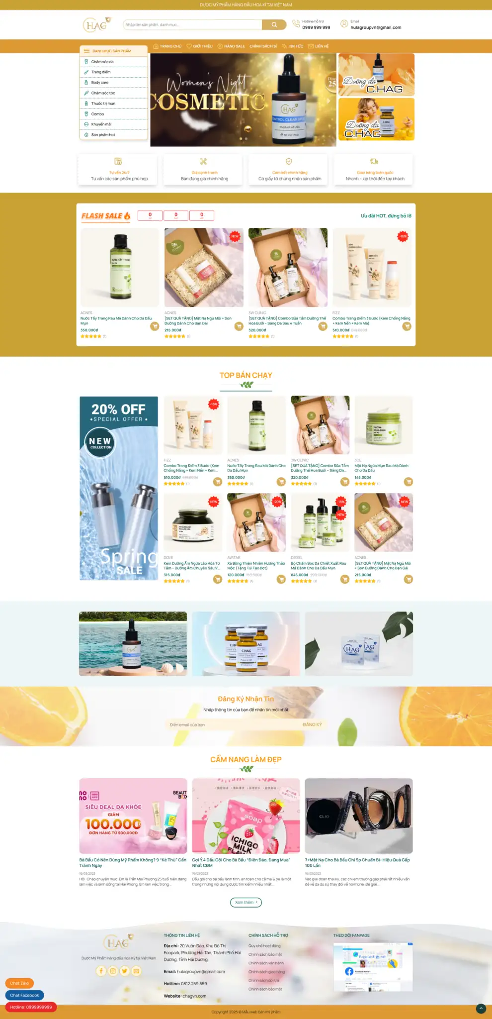 mypham11new-themevip-990x2048-1 Mẫu Website Mỹ Phẩm 11 - Spa - Shop Online - Cài Đặt Sẵn