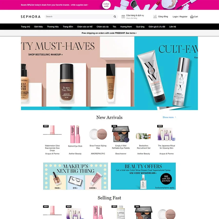 mypham12-jpg Mẫu Website Mỹ Phẩm 12 - Mỹ Phẩm Chăm Sóc Da - Shop Online - Cài Đặt Sẵn