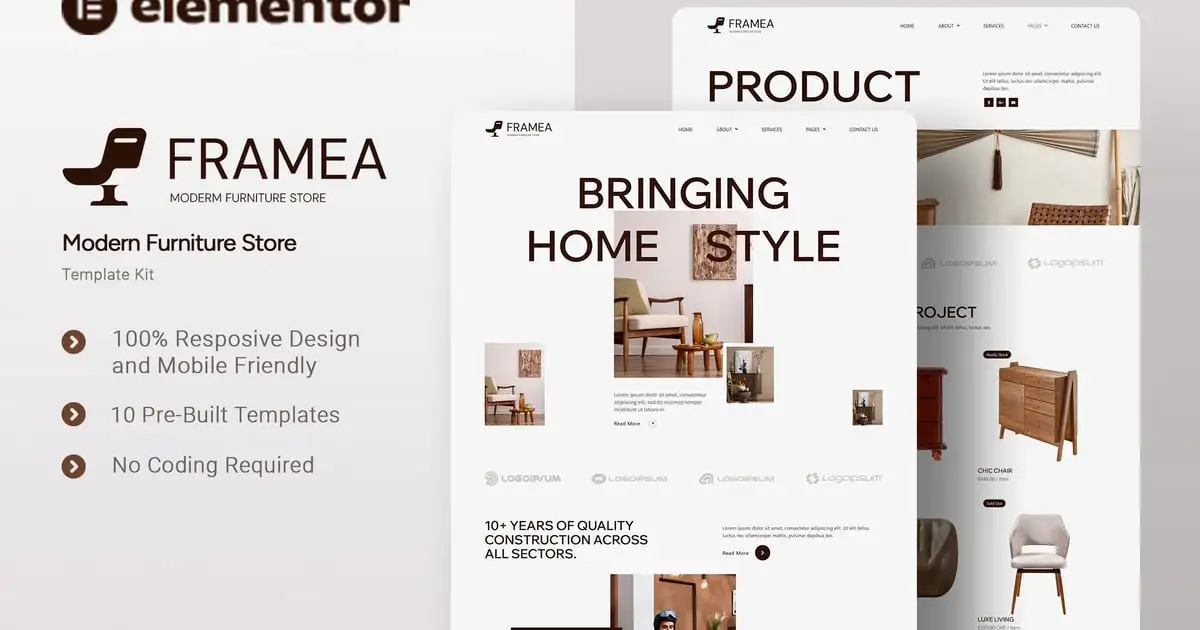 preview-4 Framea – Modern Furniture Store Elementor Template Kit