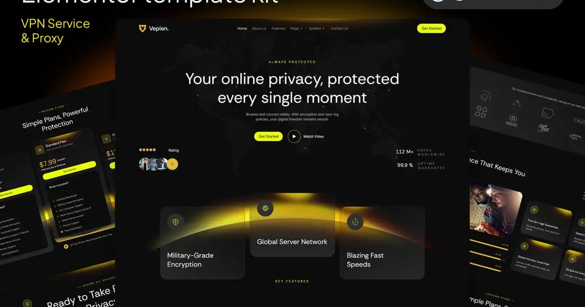 preview20landing20page-7 Vepien – VPN Service & Proxy Elementor Template kit