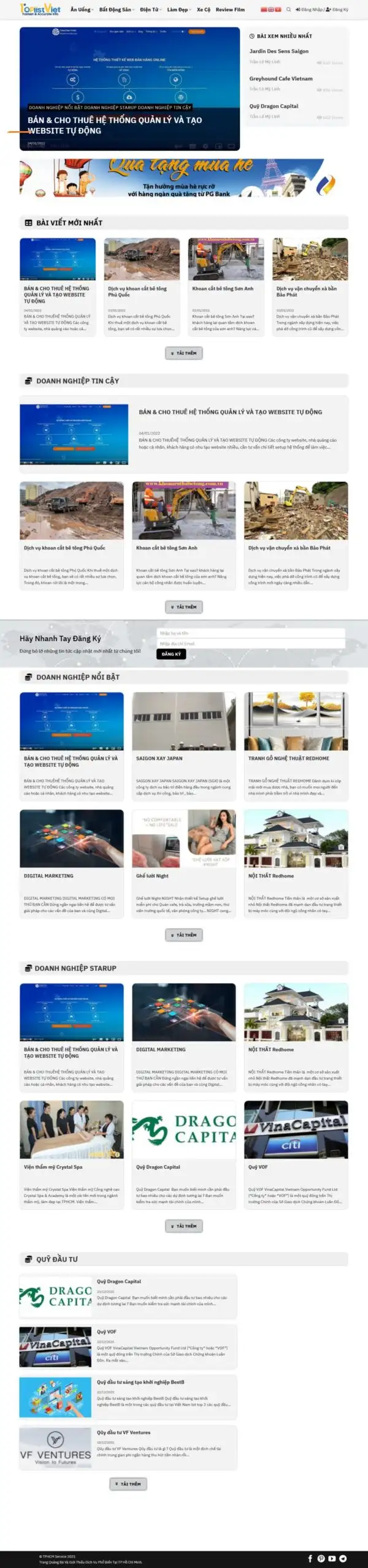 Mẫu Website Review Địa Điểm Du Lịch - Blog Travel - Cài Đặt Sẵn