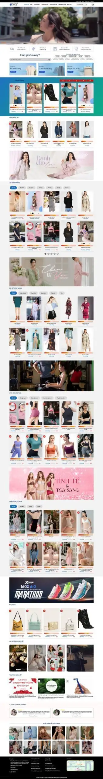 Mẫu Website Thời Trang 35 - Shop Online - Cài Đặt Sẵn