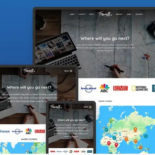 trawell Trawell – Travel Blog WordPress Theme