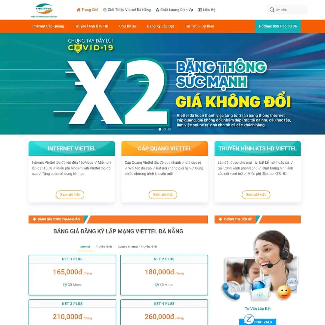 viettel-maugiaodien-com_ Mẫu Website Dịch Vụ Lắp Mạng Internet 02 - Viễn Thông - Cài Đặt Sẵn