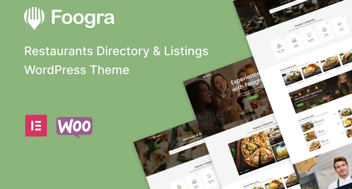 Foogra – Restaurants Listings WordPres Theme