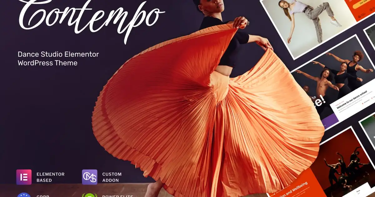 Contempo – Dance School WordPress Theme