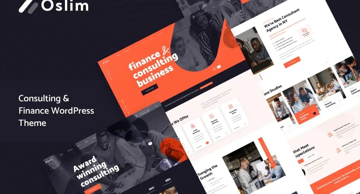 Oslim – Consulting & Finance WordPress Theme