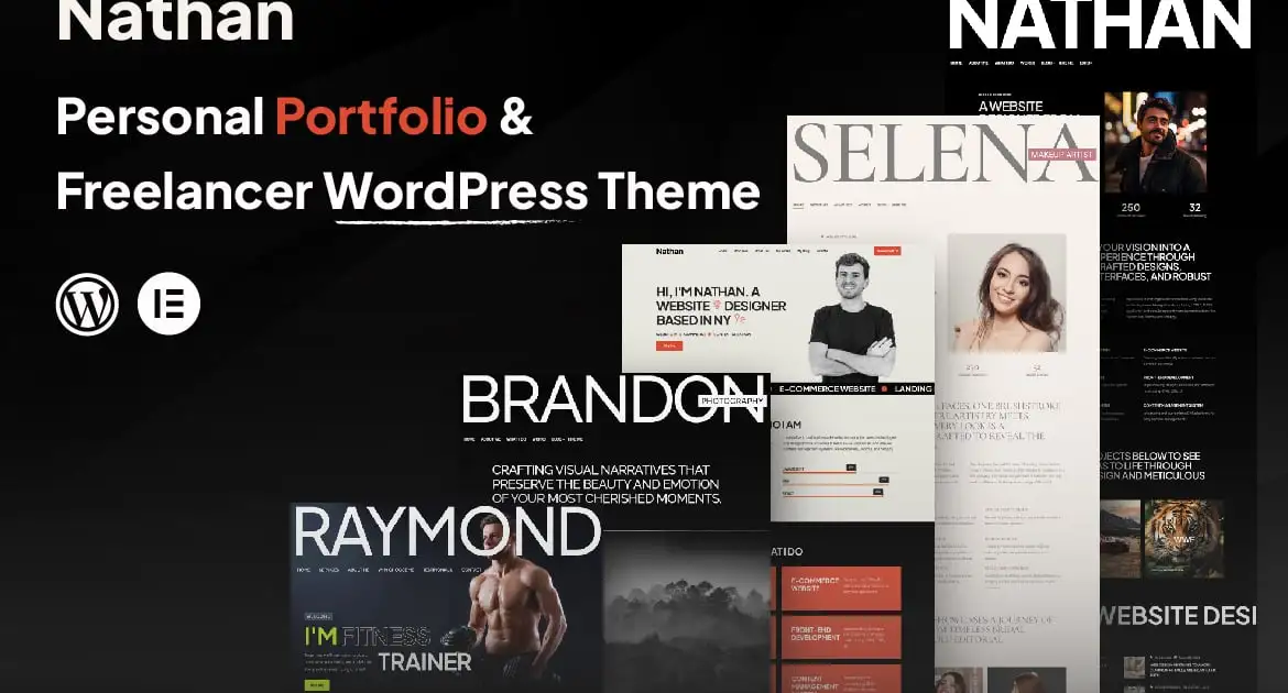 Nathan – Personal Portfolio WordPress Theme
