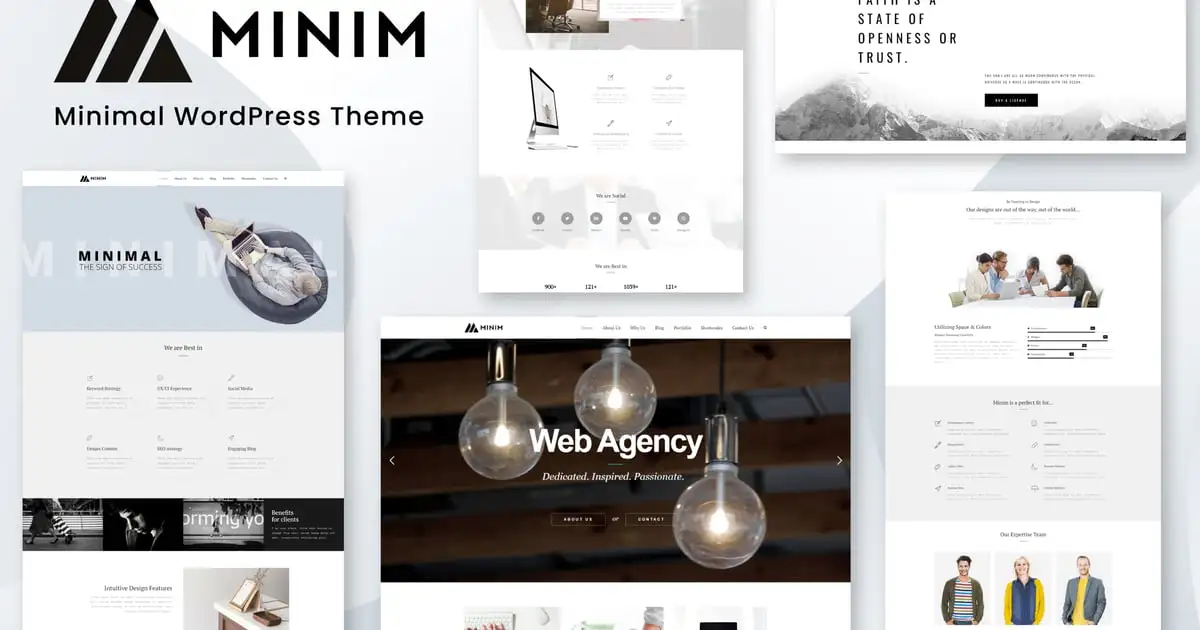 Minim – Minimal WordPress Theme