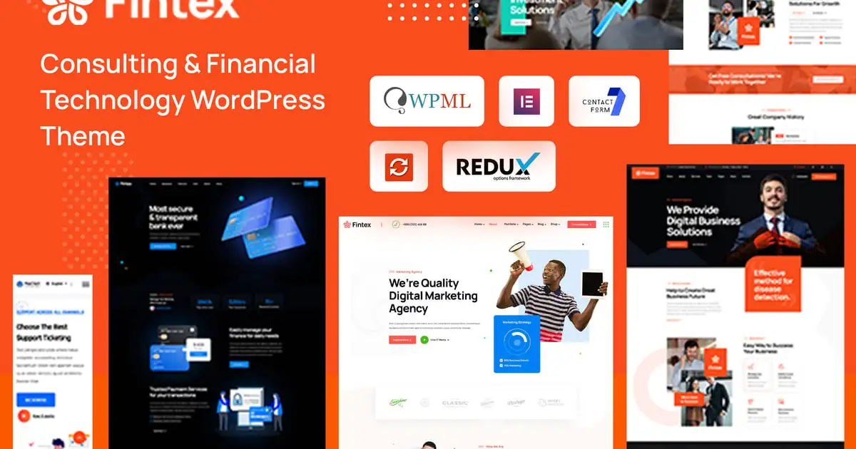 Fintex – Consulting Corporate WordPress Theme