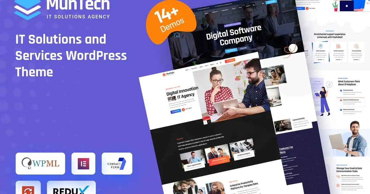 Muntech – IT Solutions & Technology Theme