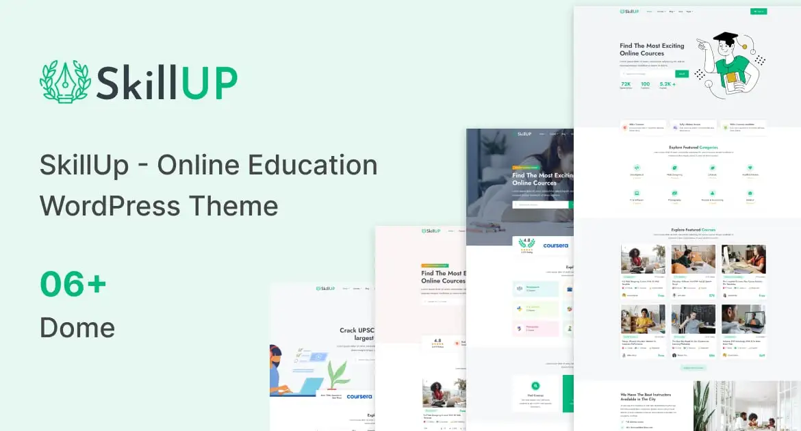 SkillUp – Online Education WordPress Theme
