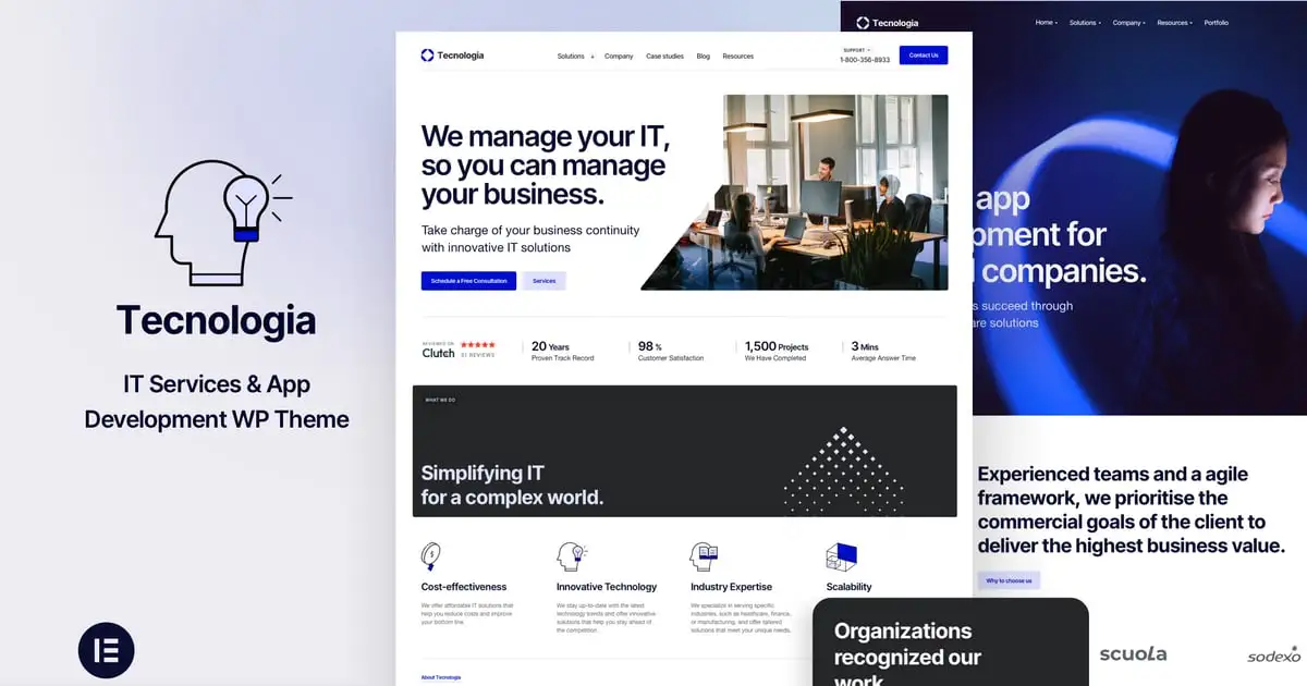 Tecnologia – IT SAAS Software Technology Company