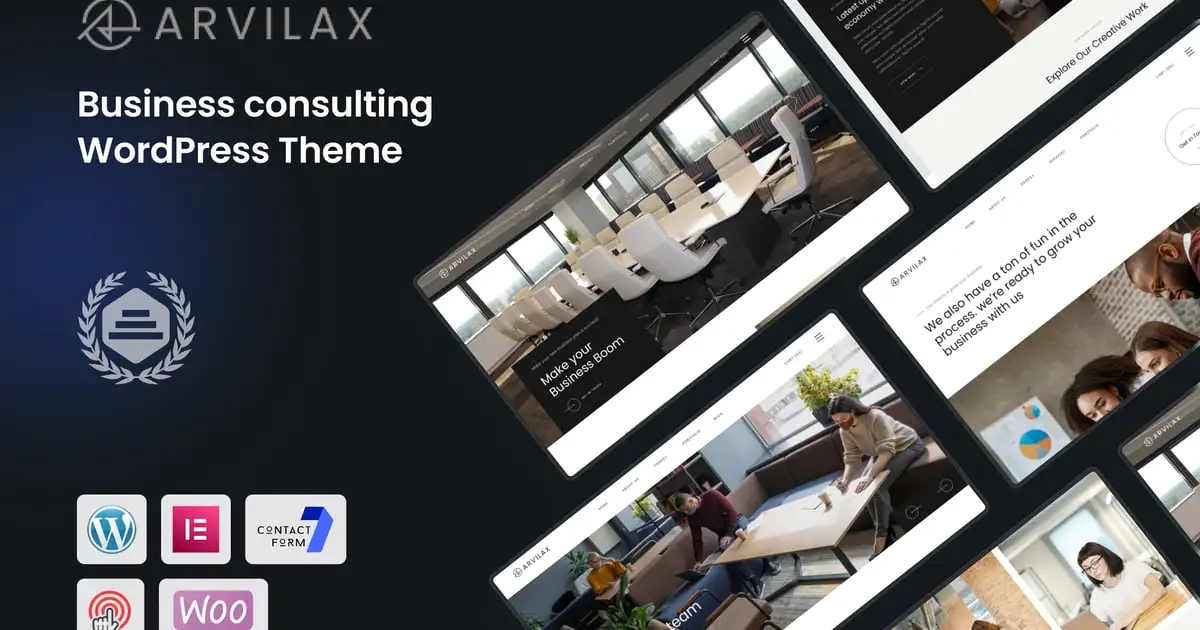 Arvilax – Business Consulting WordPress Theme