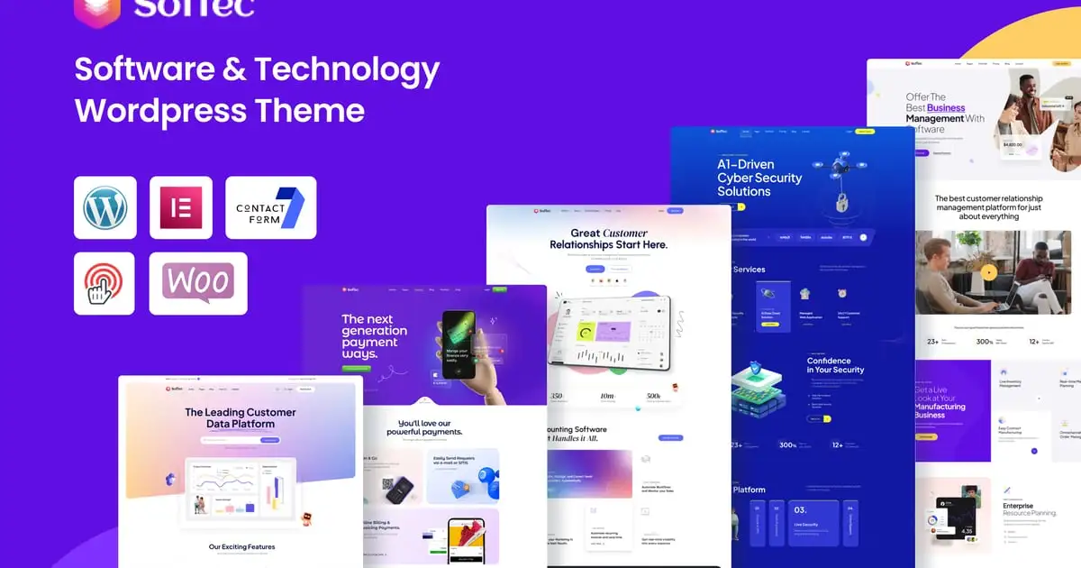 Softec – Software & Technology WordPress Theme