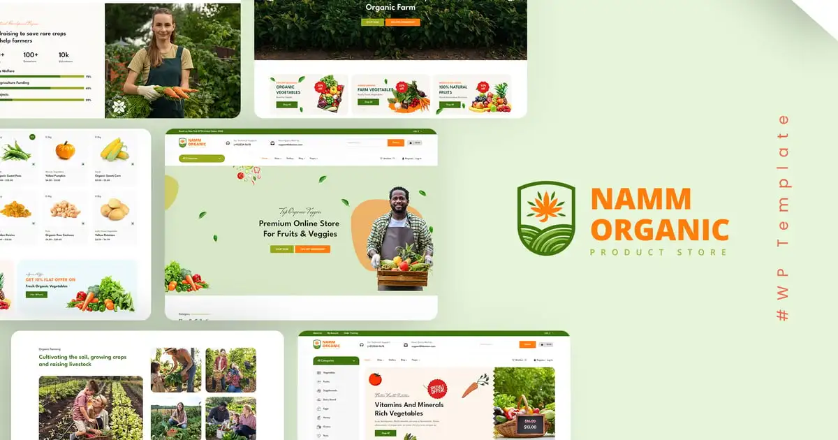 Namm – Grocery Shop WordPress Theme