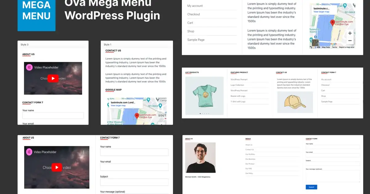 Mega Menu WordPress Plugin – Ova