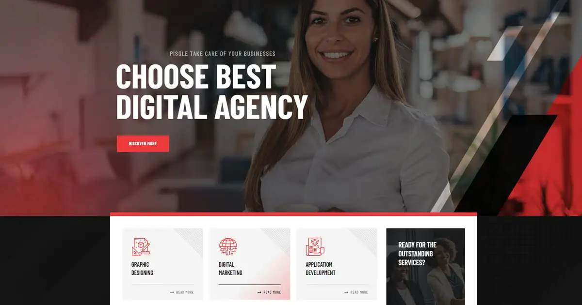 Pisole – Digital Creative Agency WordPress Theme