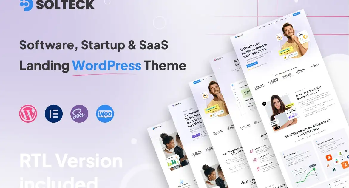 SolTeck – Software, Startup & SaaS Landing WordPre