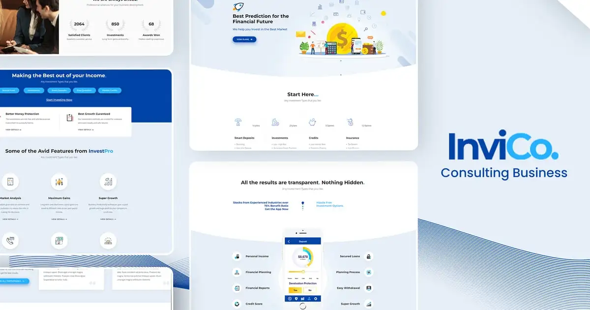 Invico – WordPress Consulting Business Theme