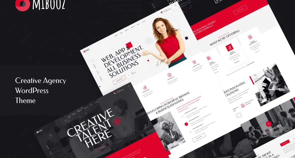 Mibooz – Creative Agency WordPress Theme