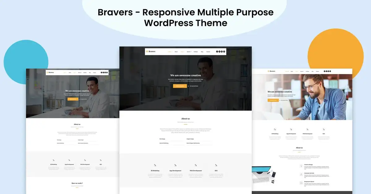 Bravers – Responsive Multiple Purpose WordPress
