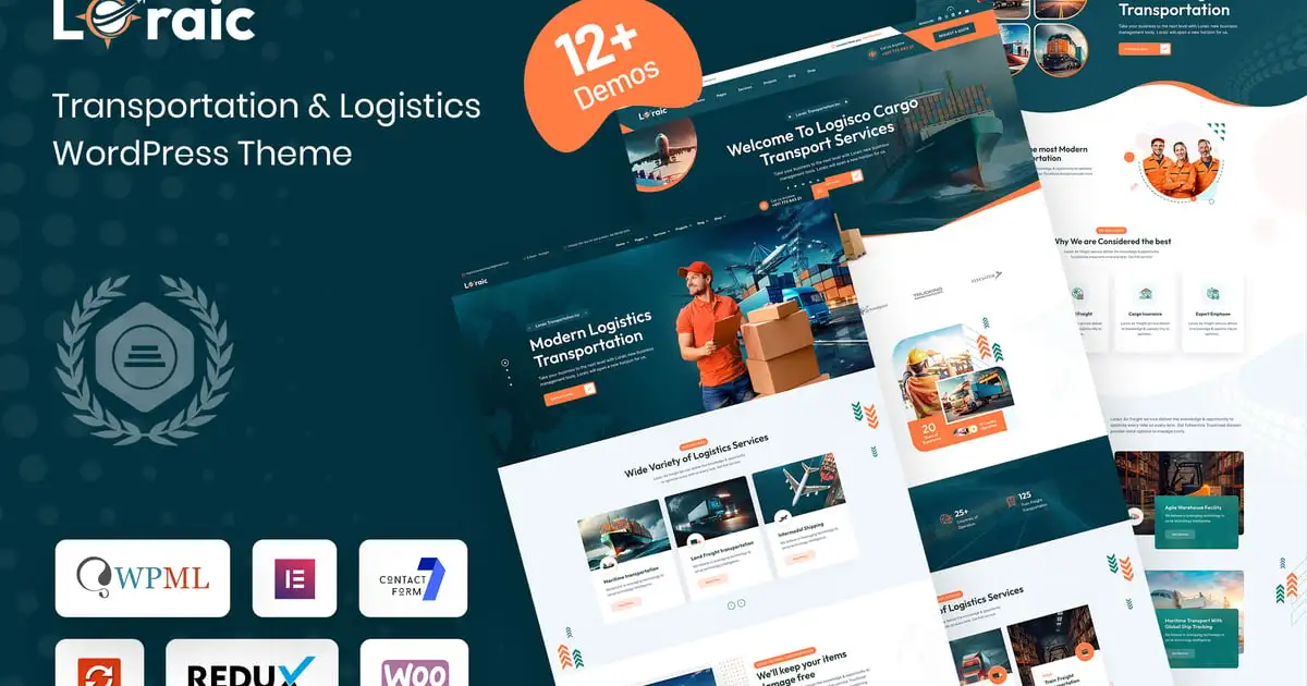 Loraic – Transportation & Logistics Theme