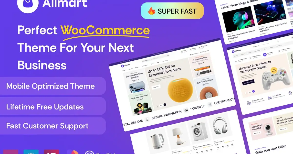 Allmart – Electronics & Gadgets WordPress Theme