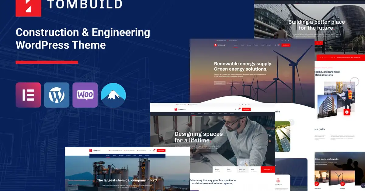 Tombuild – Construction & Engineering WordPress Th